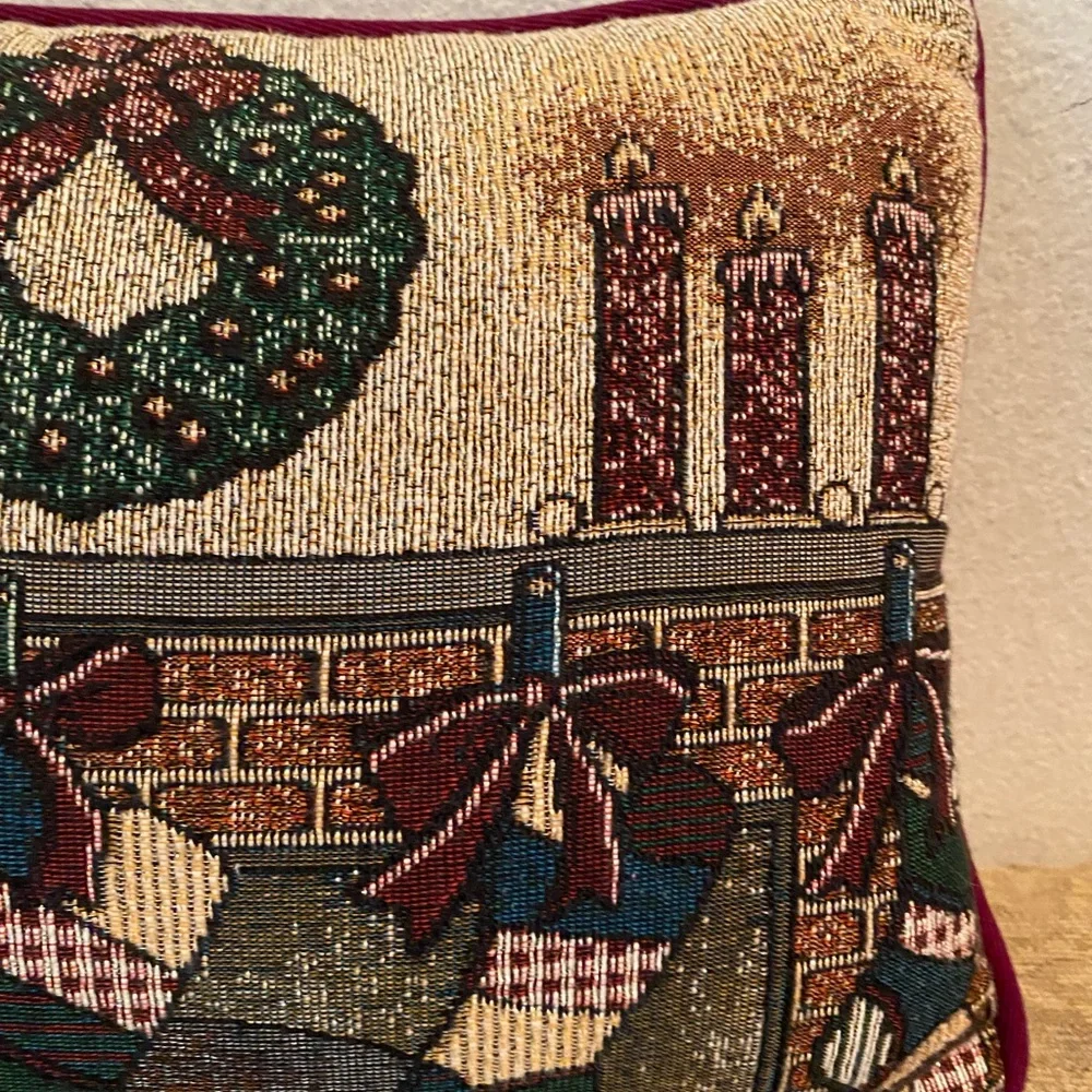Holiday Tapestry Pillow